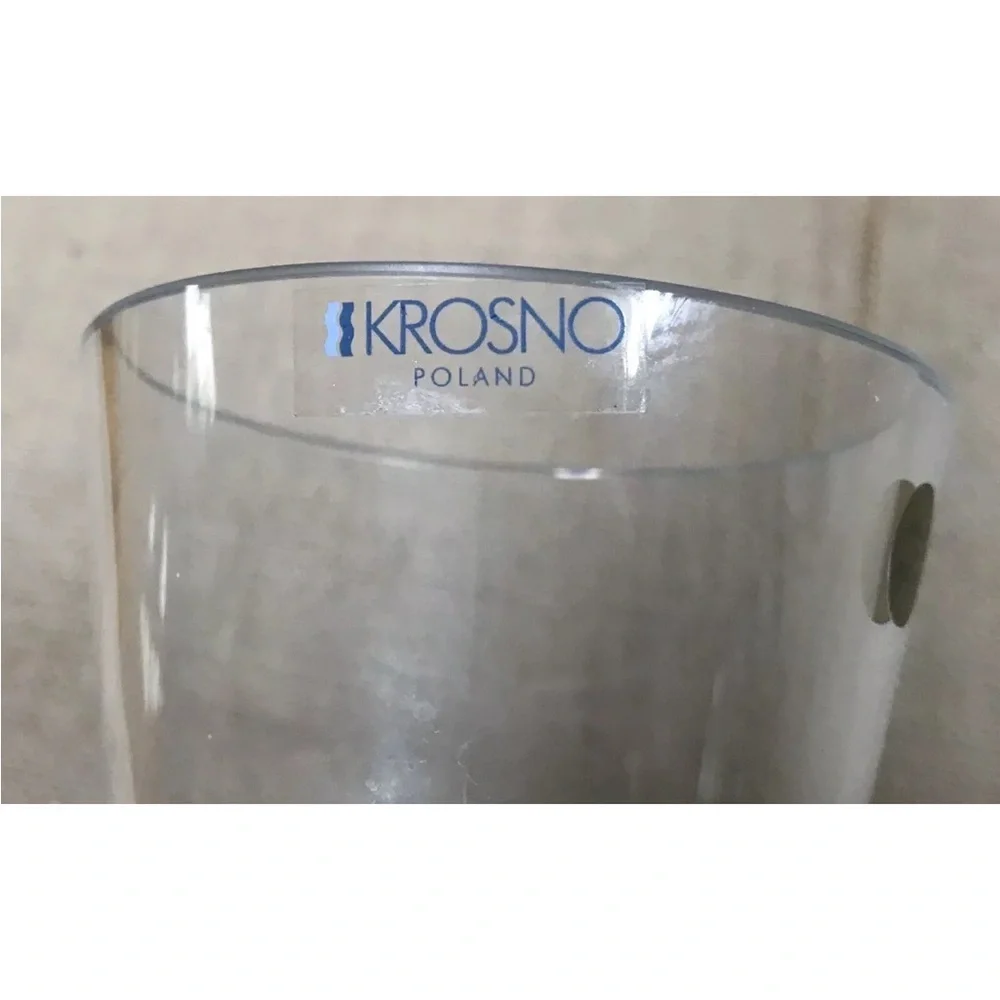 Krosno Glass Eiendoms Megler 1 Real Estate Carafe Pitcher Vase Mod Minimalist